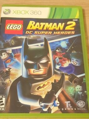 Lego Batman 2 DC Super Heroes Xbox 360 Game - Green Case